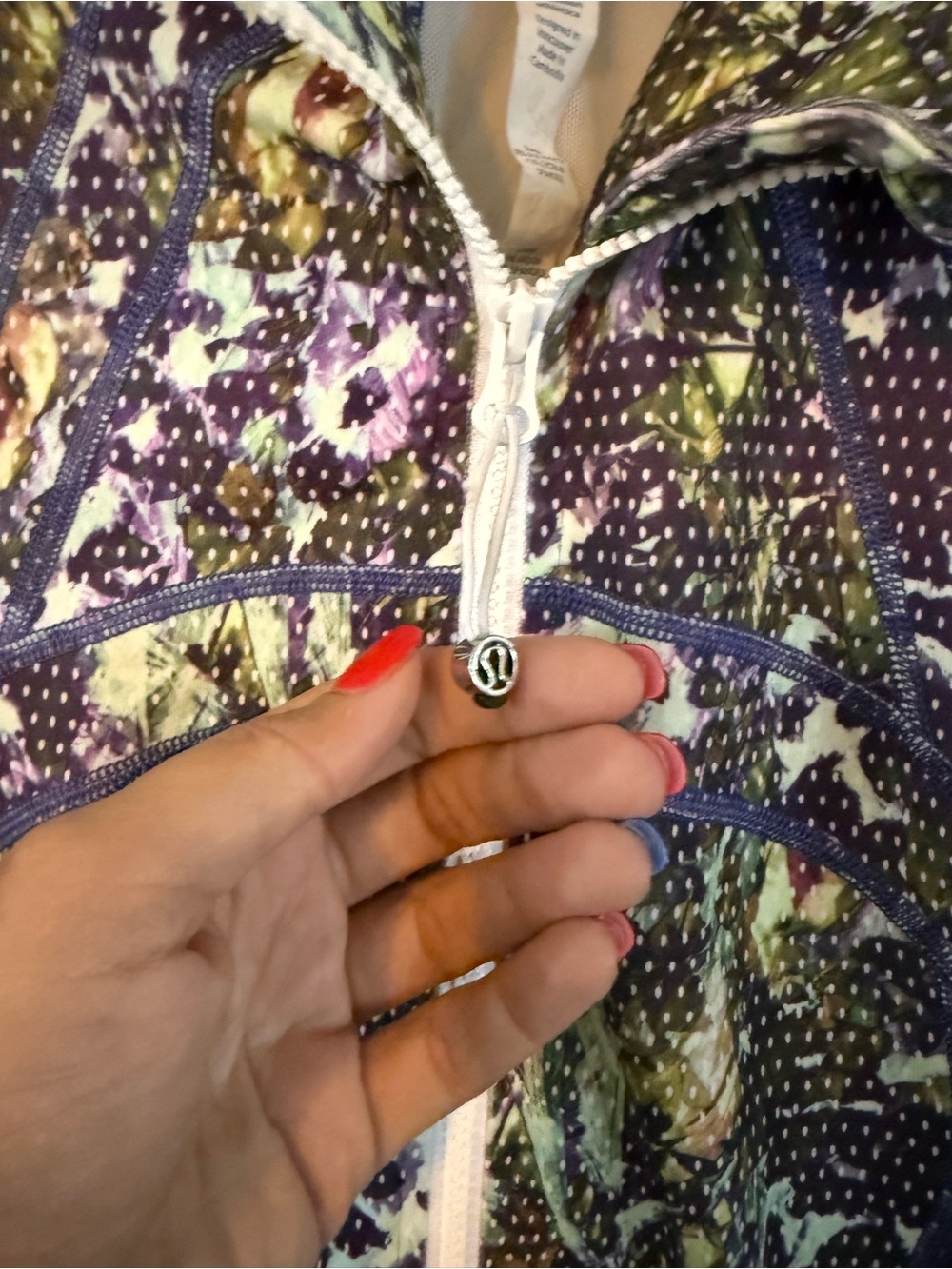 lululemon athletica Multi-Color Patterned Zip Jacket - Picture 2 of 7